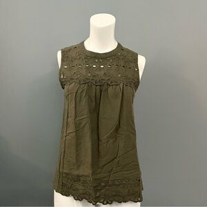 Lucky brand olive green top